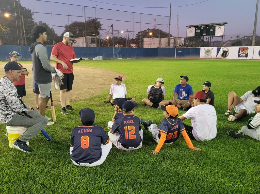 Baseball coaching in Guatemala